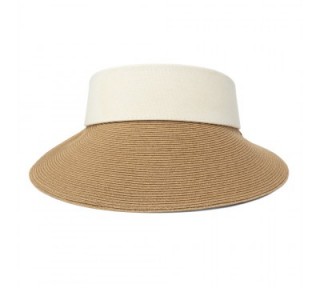 КОЗИРКА - SUN VISOR - EVY CAMEL/IVORY