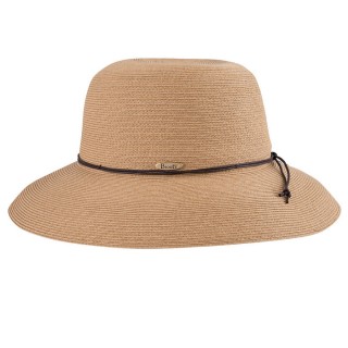 Шапка - Bronté Wide brim hat - Anna - camel- travel hat